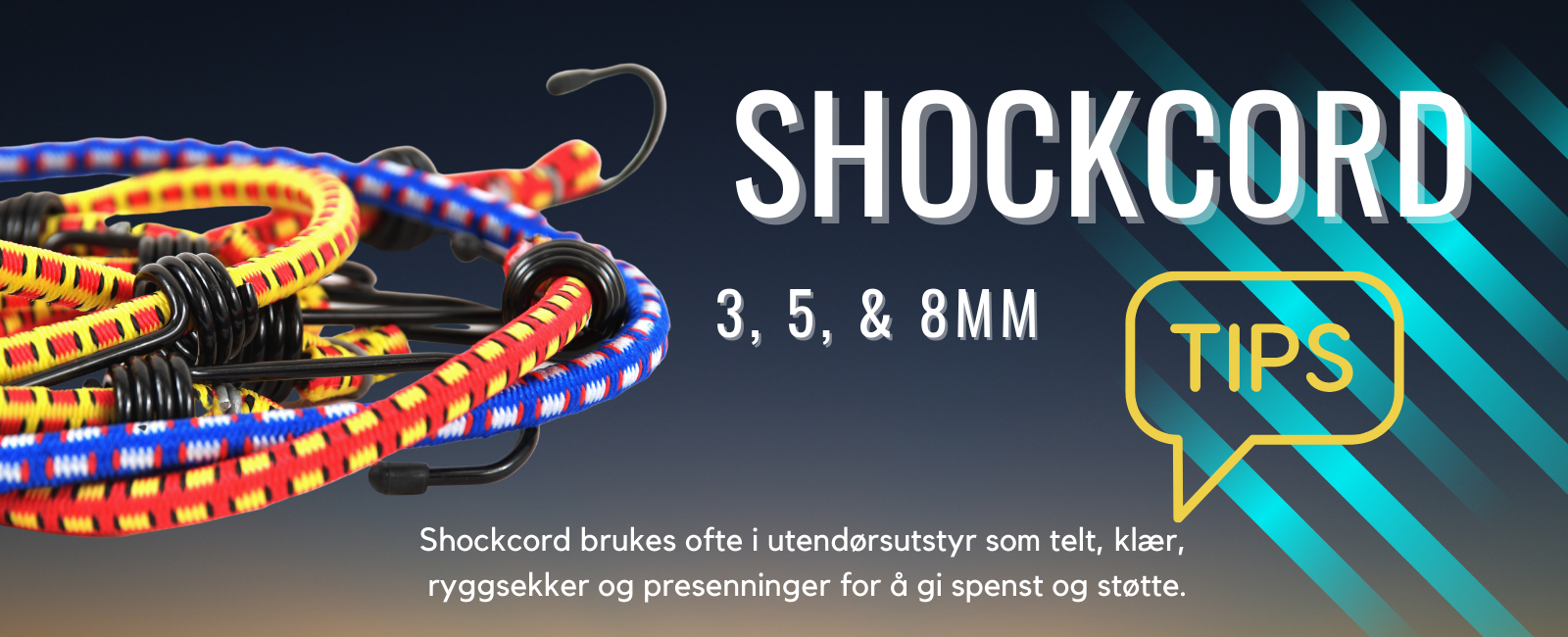 Shockcord strikk